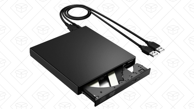 VicTsing External CD/DVD Drive | $10 | Amazon | Promo code 4I3HL6B6